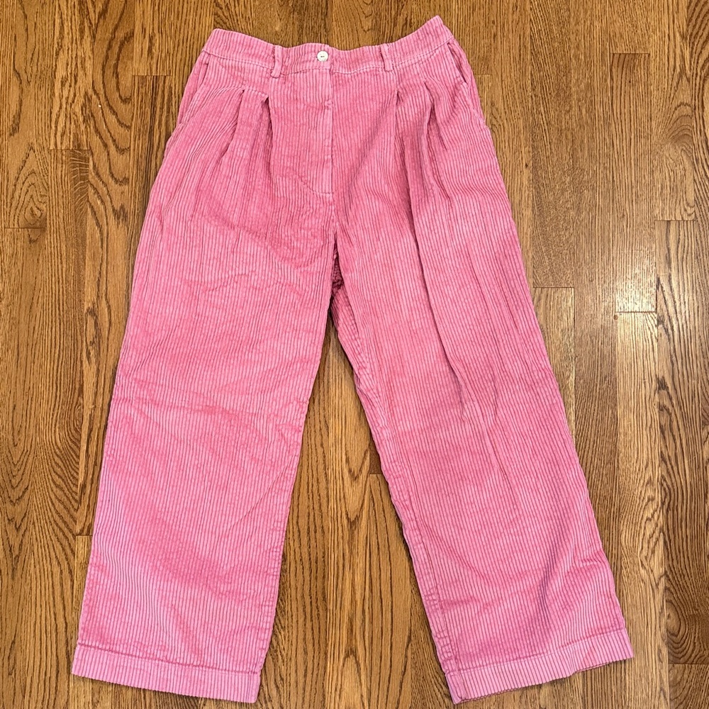 DONNI. Pink Wide Leg Pants